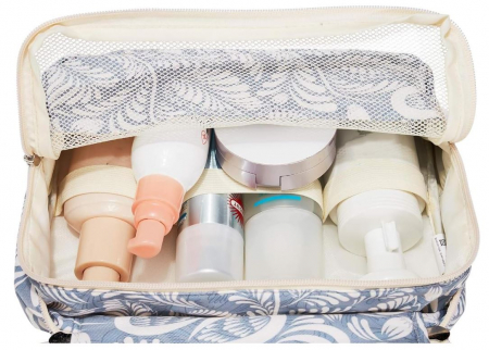 Geantă de toaletă pentru femei Narwey, geantă de machiaj, albastru [2]