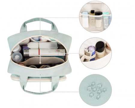 Geantă de toaletă pentru femei Narwey, geantă de machiaj [2]