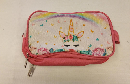 Geanta de toaleta pentru fete WAWSAM, model cu unicorn, roz [1]