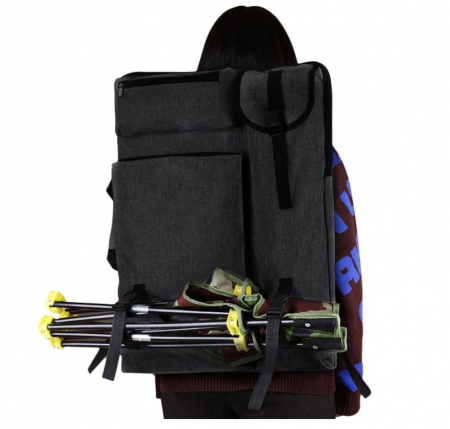 Geanta de transport pentru tabla de desen A3, cu curea de umar, negru [2]