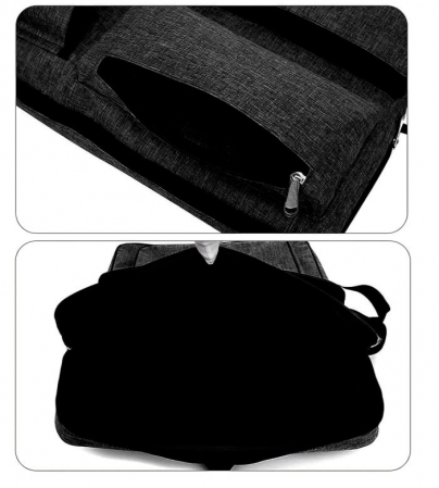 Geanta de transport pentru tabla de desen A3, cu curea de umar, negru [4]