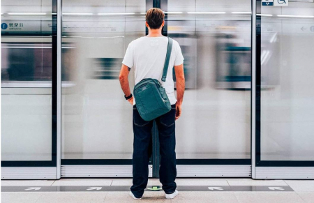 Geanta de umar antifurt, Pacsafe Metrosafe LS250, 12L, negru [4]