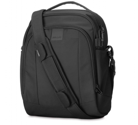 Sport & Activitati in aer liber - Geanta de umar antifurt, Pacsafe Metrosafe LS250, 12L, negru