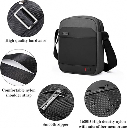 Geantă de umar BAIGIO Messenger, pentru Bărbați [8]