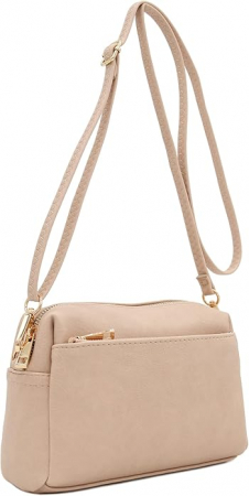 Geanta de umar crossbody pentru femei FashionPuzzle, crem [1]