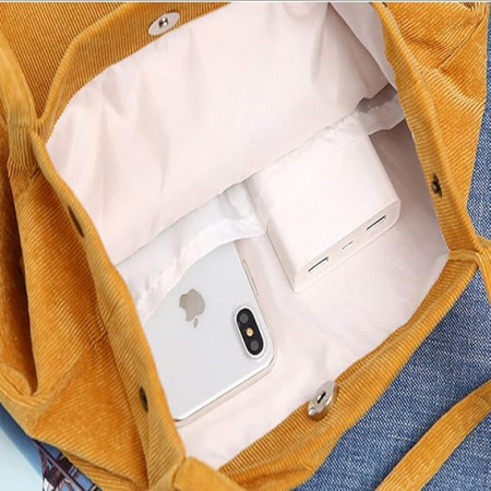 Geantă de umăr din velur Funtlend, negru [2]