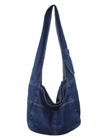 Geanta de umar pentru femei din denim LHHMZ, albastru [0]