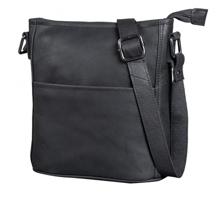 TOATE PRODUSELE - Geanta de umar pentru femei LEABAGS, din piele naturală, negru