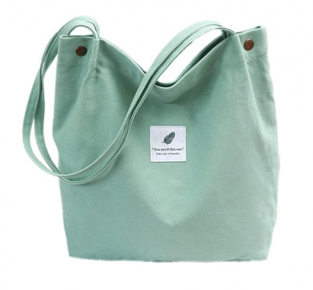 TOATE PRODUSELE - Geantă de umăr pentru femei Oukesin, 32 x 26 x 12 cm, verde