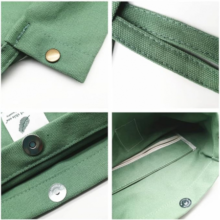 Geantă de umăr pentru femei Oukesin, 32 x 26 x 12 cm, verde [3]