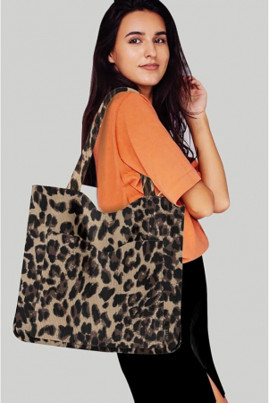 Geanta de umar pentru femei Prite, din velur, leopard print [1]