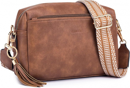 Geanta de umar pentru femei Roulens, din piele PU, 3 compartimente [0]