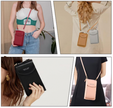 Geantă de umăr pentru telefon mobil VDSOW, pentru femei, rosu [5]