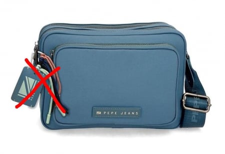 Geanta de umar Pepe Jeans Tessa, 4 buzunare, unisex, albastru [2]
