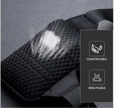 Geantă de umăr Simptech pentru bărbați, negru [3]