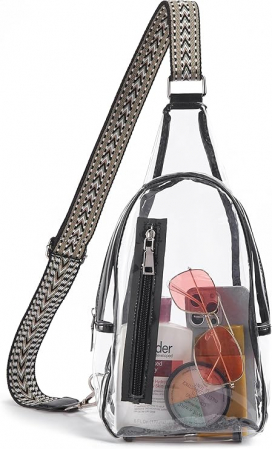 Genti si accesorii barbati - Geanta de umar Telena, transparentă, unisex