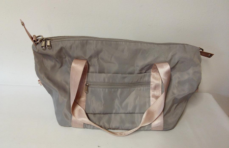 Geanta de voiaj Coolife, 40 x 20 x 30 cm, gri/roz [2]