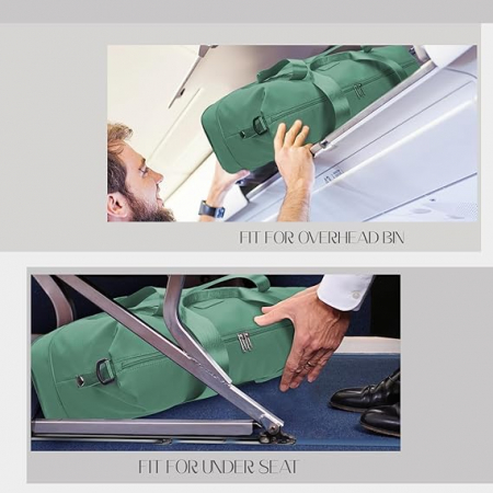 Geanta de voiaj Hayayu Ryanair, 40 x 20 x 25 cm, verde [2]