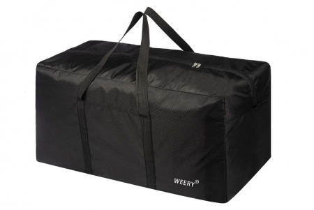 Geanta de voiaj mare WEERY, impermeabila, pliabila, neagra, 96L [0]