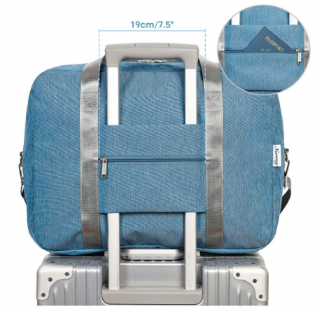 Geanta de voiaj Narwey, 45 x 35 x 20 cm, albastru [5]