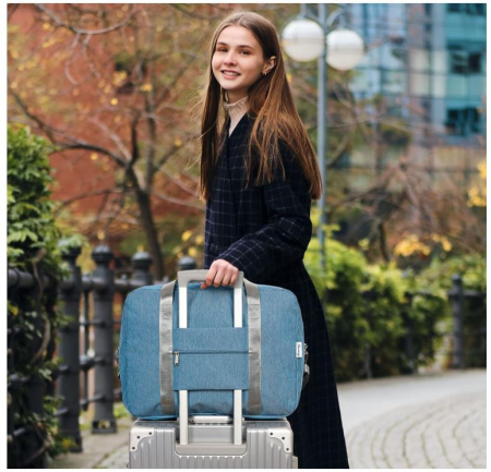 Geanta de voiaj Narwey, 45 x 35 x 20 cm, albastru [6]