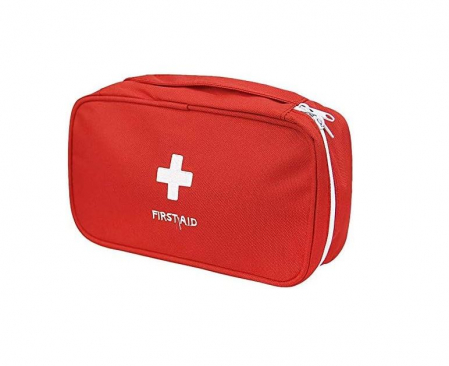 Geanta medicala de prim ajutor, 23x13x7.5 cm, rosu [0]