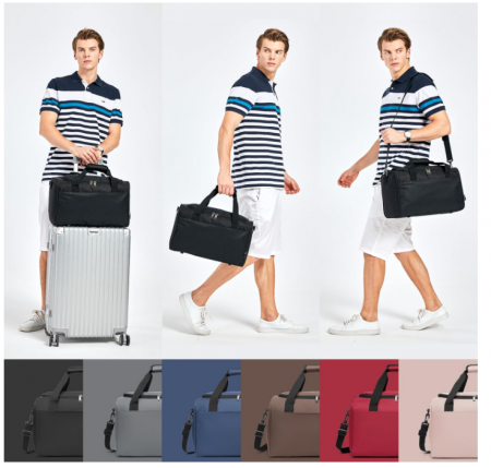 Geanta pentru calatorie, Bagaj de mână Kono 20L, 40x20x25, Negru [6]