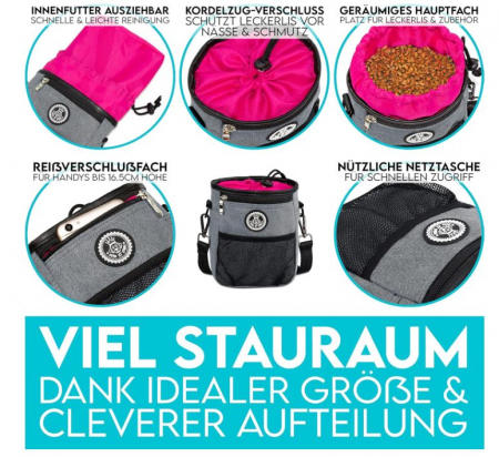 Geanta pentru recompensa caini HUND IST KÖNIG, geanta pentru dresaj [3]