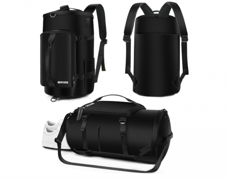 Genti si accesorii femei - Geantă sport/fitness unisex MIYCOO, neagră
