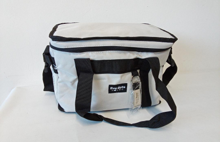 Geanta termoizolanta pentru pranz Five Dots, racire pana la 12 ore, 17L, gri [1]