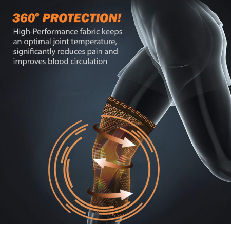 Genunchiere POWERLIX pentru femei bărbați (portocaliu, marime L) [3]