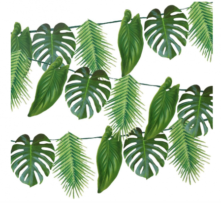 Decoratiuni - Ghirlanda cu frunze de palmier tropical Talking Tables, lungime 2.6m