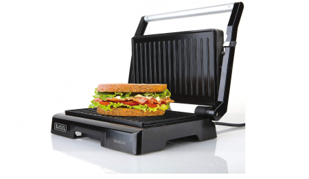 Gratare & Accesorii - Gratar electric Black+Decker Bxgr1000e, 1000 W, negru