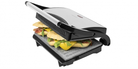 Casa, Gradina & Bricolaj - Gratar electric Cecotec 750, deschidere 180°C, 700 W, suprafață 23 x 14.5 cm