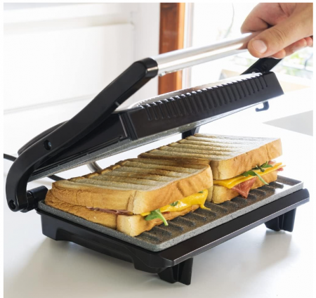 Gratar electric Cecotec 750, deschidere 180°C, 700 W, suprafață 23 x 14.5 cm [3]