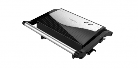 Casa, Gradina & Bricolaj - Gratar electric Cecotec Rock'nGrill 750 W, Deschidere 180º, Suprafata 23 x 14.5 cm