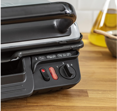 Gratar electric Tefal UltraCompact Health Grill Classic GC305012 2000W, Negru [7]