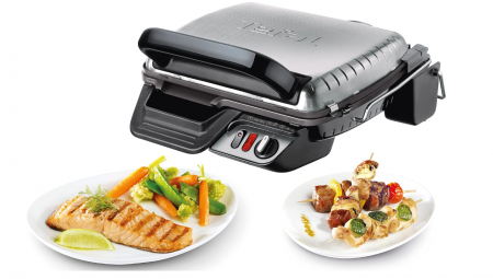 Gratar electric Tefal UltraCompact Health Grill Classic GC305012 2000W, Negru [0]