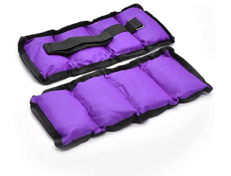 Greutăți pentru încheietura mâinii/glezne FFitnes (2 x 0,5 kg) cu cureaua reglabilă [4]