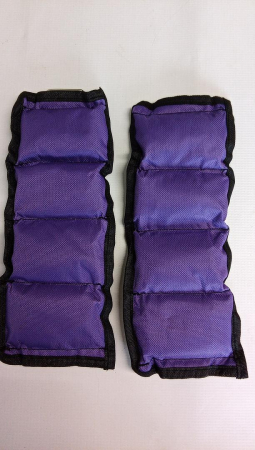 Greutăți pentru încheietura mâinii/glezne FFitnes (2 x 0,5 kg) cu cureaua reglabilă [2]