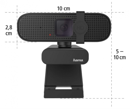 Hama Cameră web cu microfon Full HD 1080P [5]