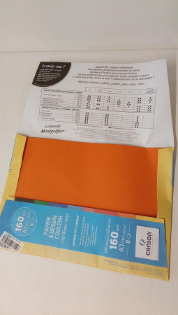 Hârtie de desen Canson Mi-Teintes, 8 coli, A3-29,7 x 42 cm [2]