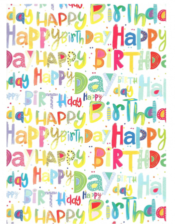 Hârtie de împachetat ARKRAFT, 4 coli XXL , 100 x 70 cm (colorată) [4]