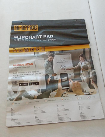 Hartie flipchart Bi-Office, A1, 4 blocuri x 20 coli, 55 g/m2 [1]