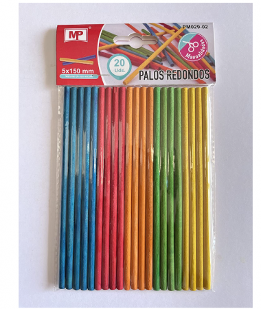 HC Enterprise Set 100 betisoare din lemn, colorate, 5mm [2]