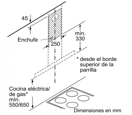 Hota decorativa Seria Bosch Home DWB96BC50 90 cm, 619m3/h [8]