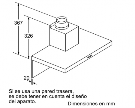 Hota decorativa Seria Bosch Home DWB96BC50 90 cm, 619m3/h [6]