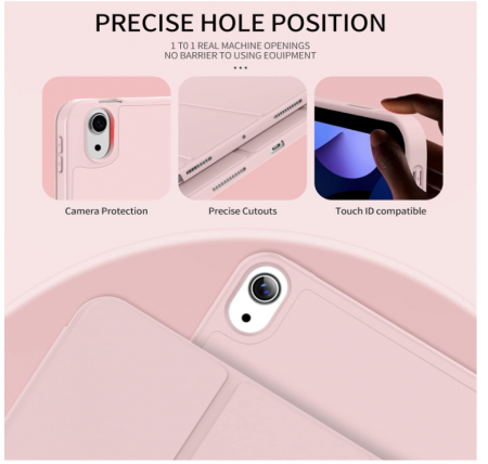 Husă aoub pentru iPad Air a 5-a generație 2022/iPad Air 4 2020, roz deschis [3]