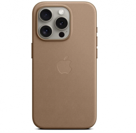Huse Telefoane - Husă Apple iPhone 15 Pro FineWoven cu MagSafe, Taupe