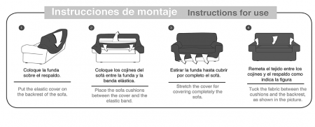 Husa Canapea Elastica Martina Home, 3 locuri [3]